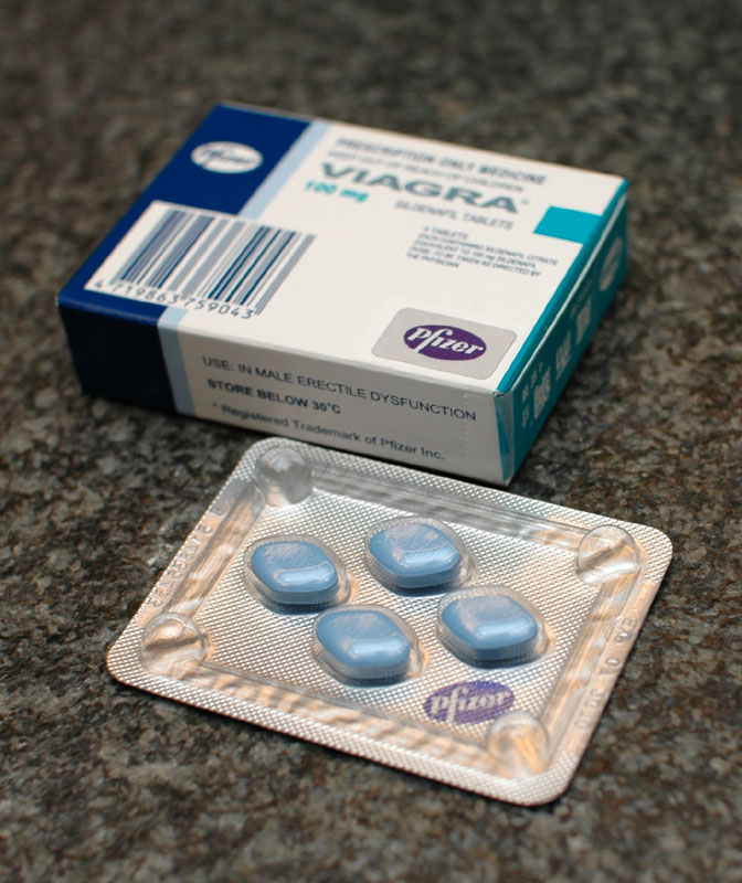 The original blue Viagra pills from Pfizer